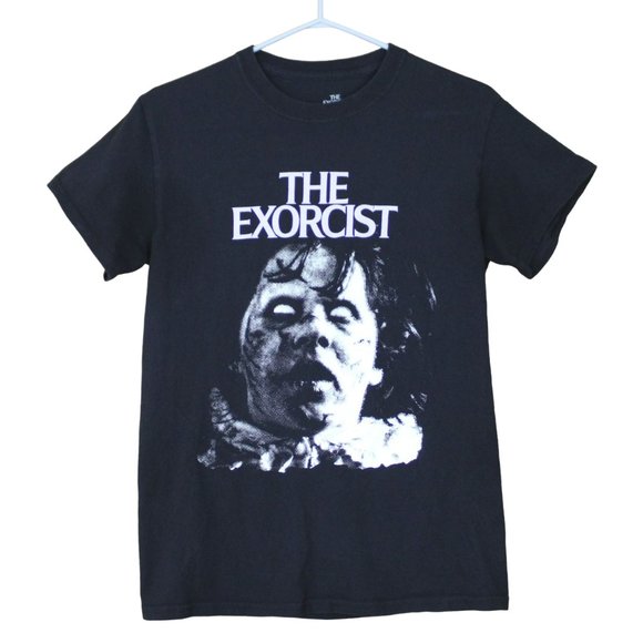 The Exorcist T-Shirt Unisex Small Black Short Sleeve Tee Crew Neck Cotton CA149 - Picture 1 of 5